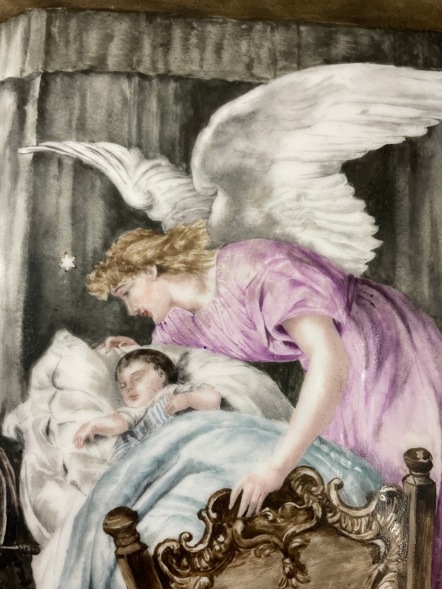 Guardian Angel Painted Porcelain-photo-1