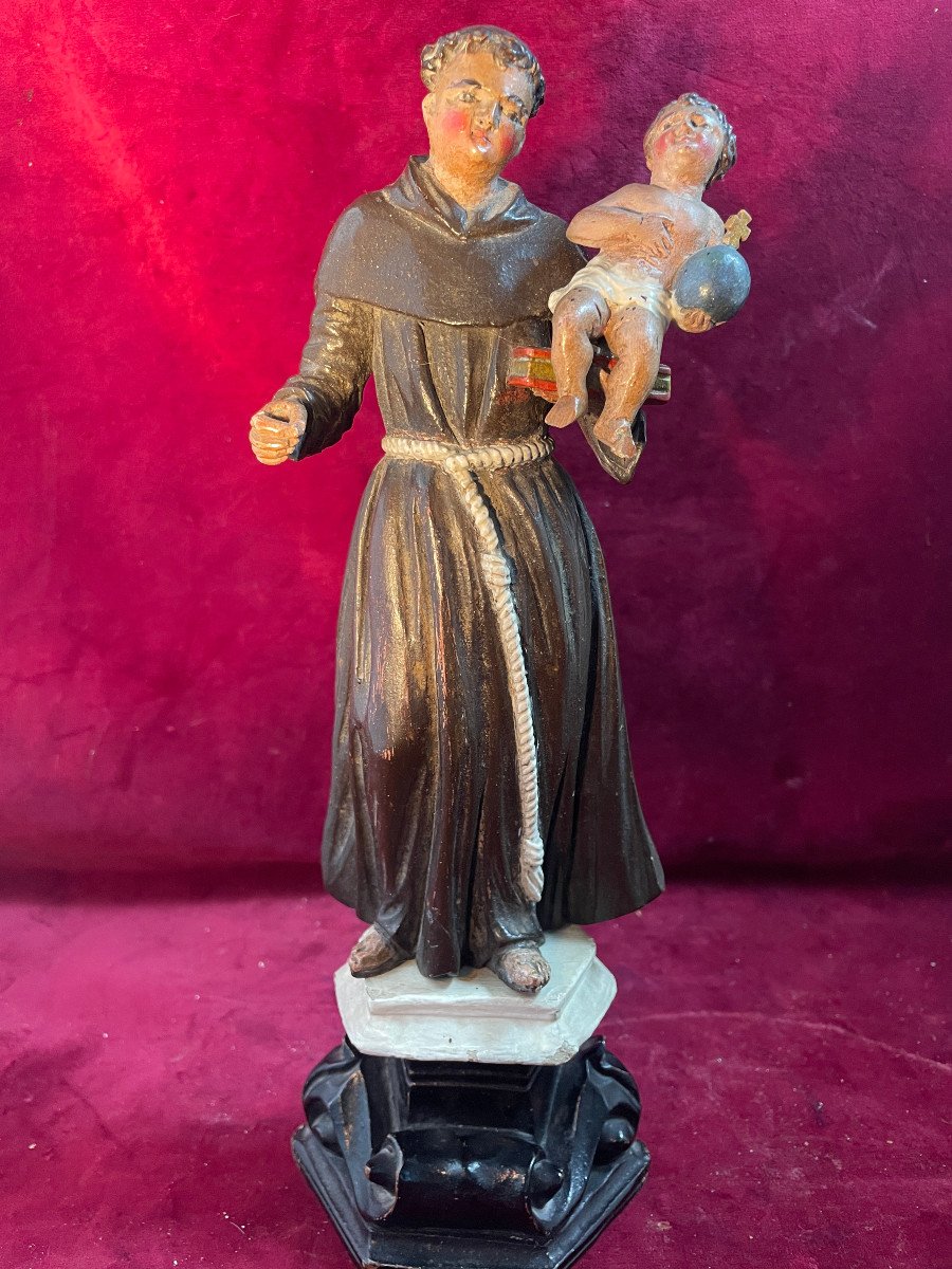 Saint Antoine de Padoue Statuette Bois