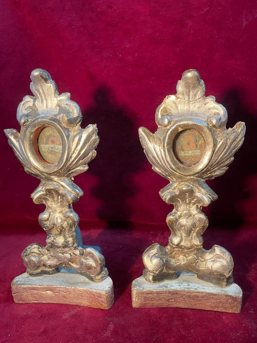 Italian Reliquary Venice XVIII Eme Pair-photo-4