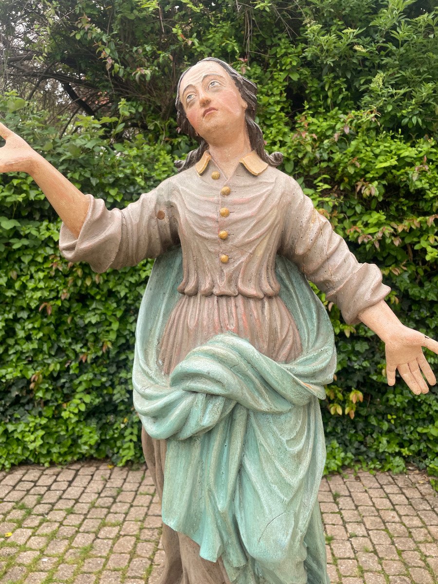 Mary Magdalene Polychrome Statue-photo-2
