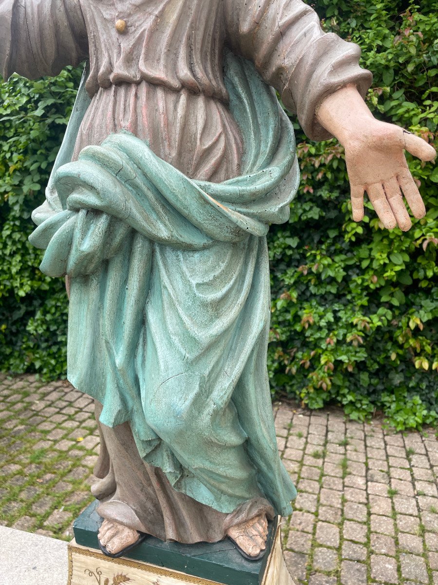 Mary Magdalene Polychrome Statue-photo-2