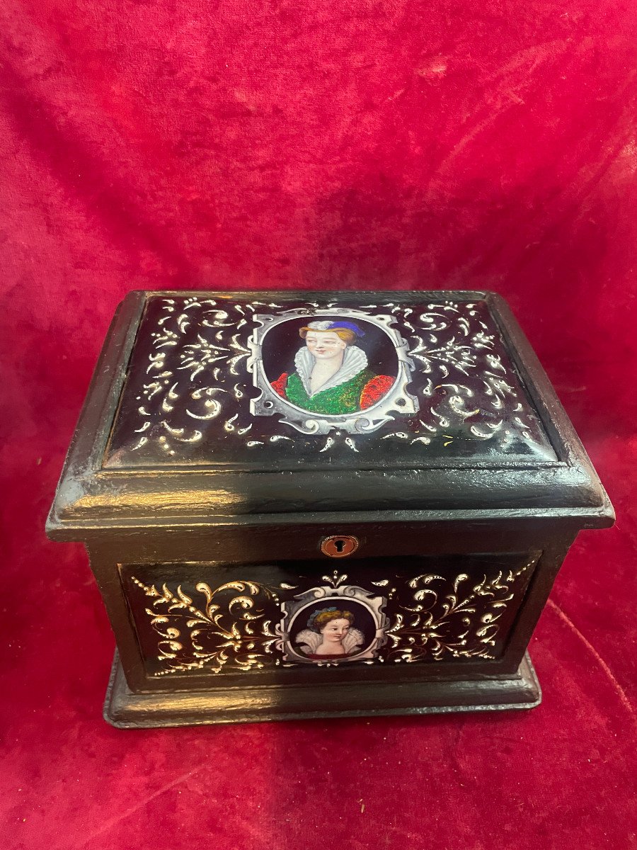 Limoges Enamel Jewelry Box -photo-2