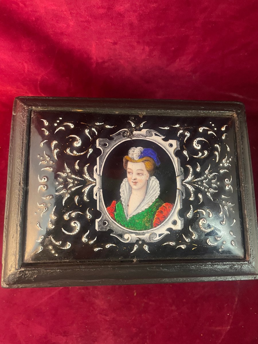 Limoges Enamel Jewelry Box -photo-4