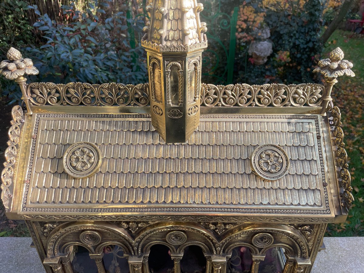 Gilded Bronze Reliquary Chapel -photo-1