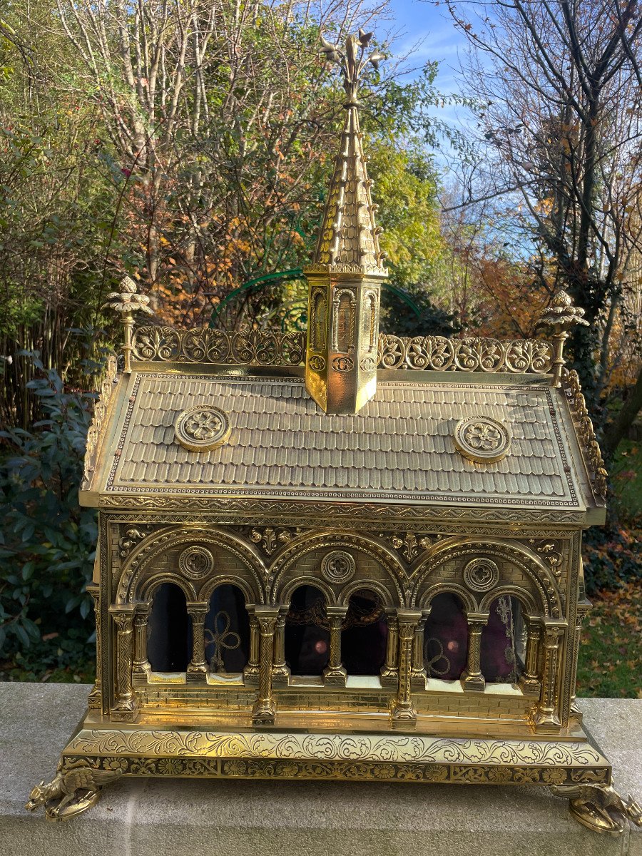 Gilded Bronze Reliquary Chapel 