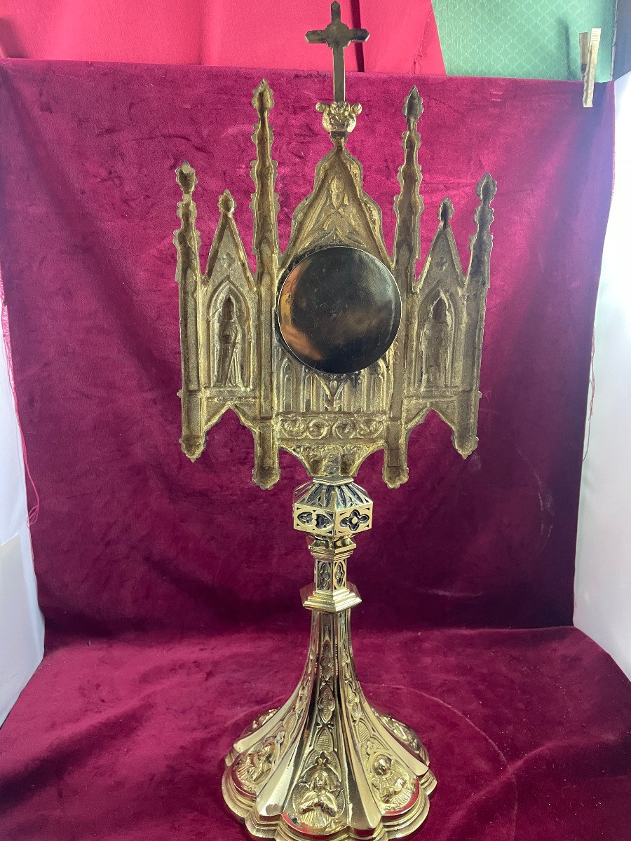 Gilded Bronze Reliquary -photo-3