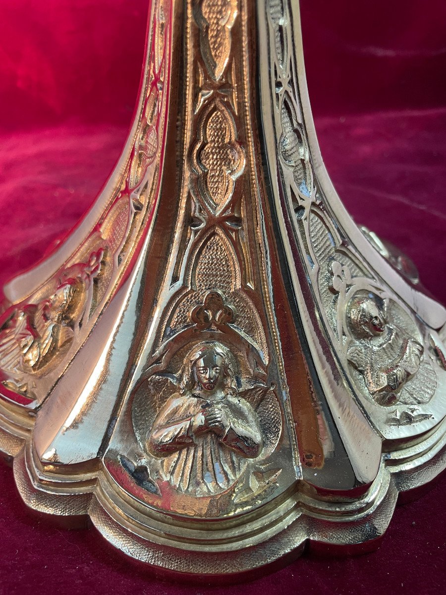 Gilded Bronze Reliquary -photo-5