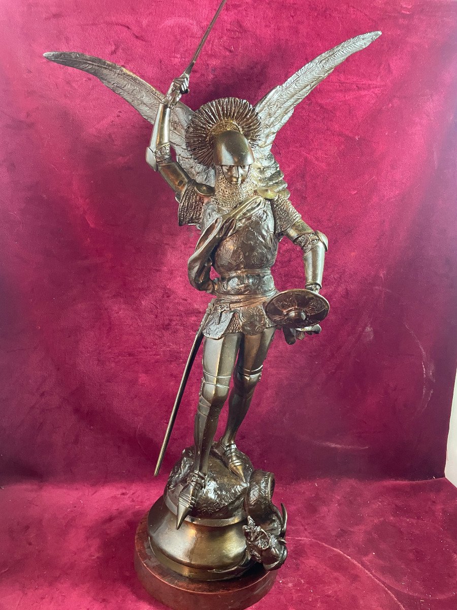 Saint Michel De Fremiet Bronze -photo-1