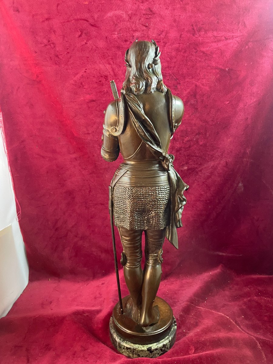 Joan Of Arc Bronze By Bouret-photo-1