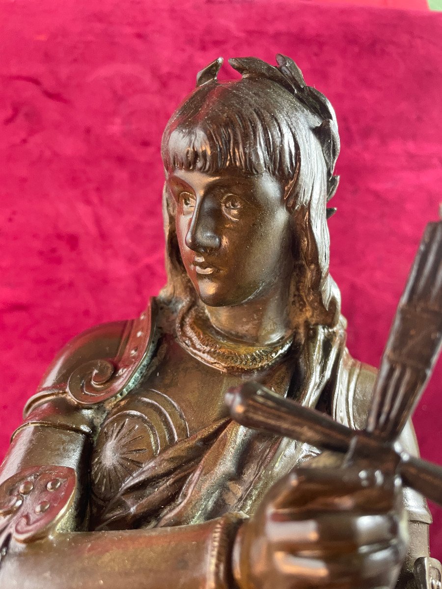 Joan Of Arc Bronze By Bouret-photo-5