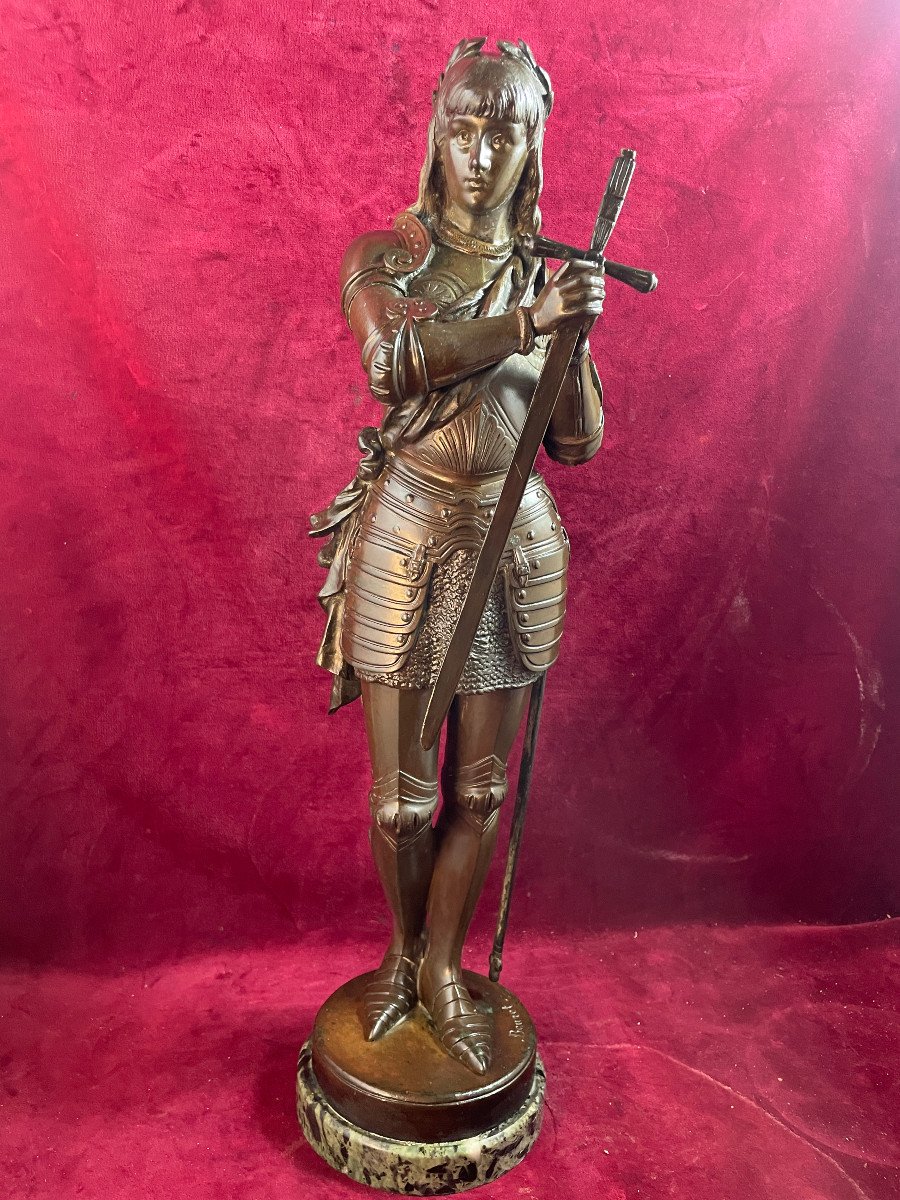 Joan Of Arc Bronze By Bouret