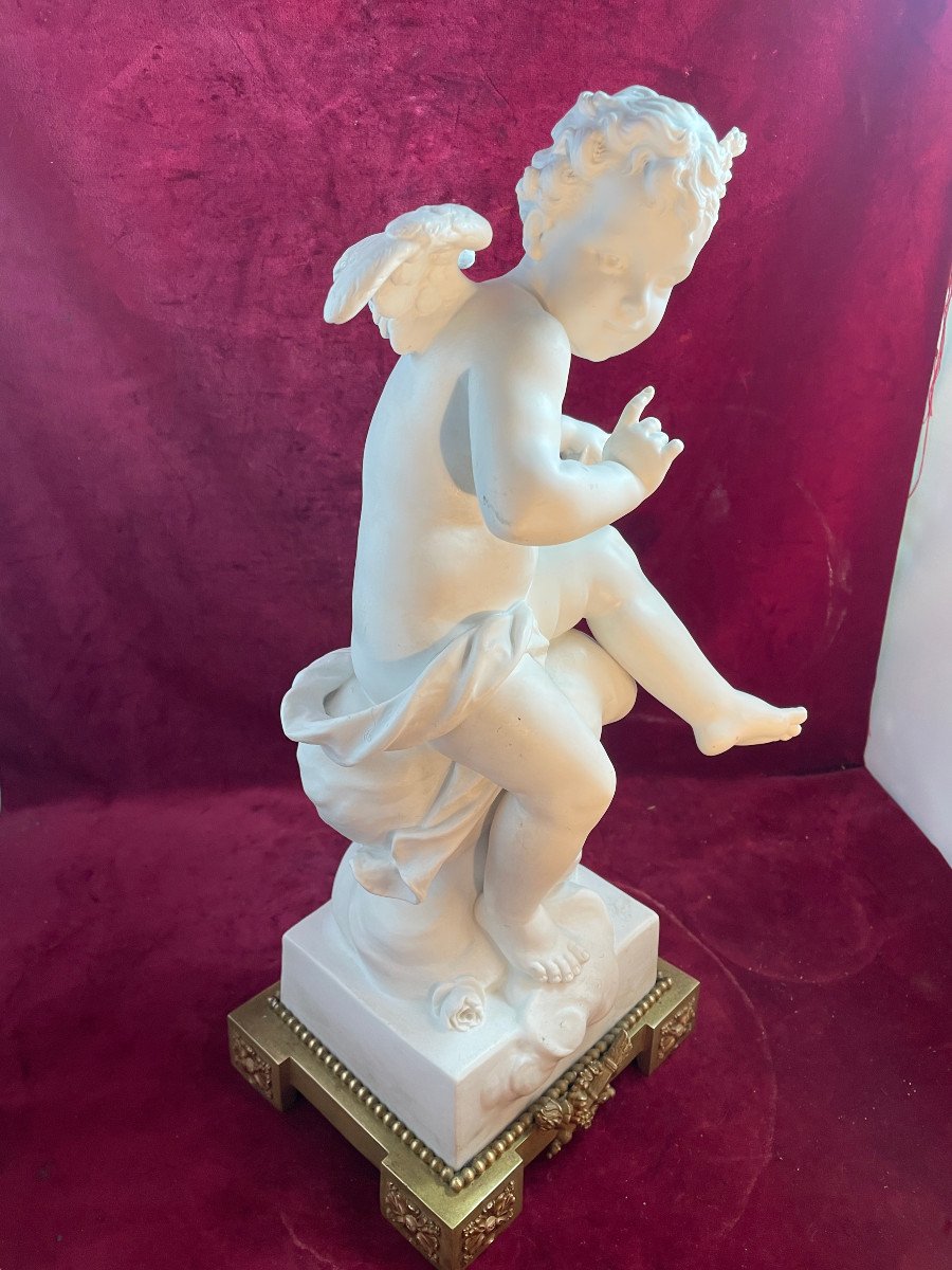 Cupid Eutrope Bouret Porcelain Biscuit-photo-1