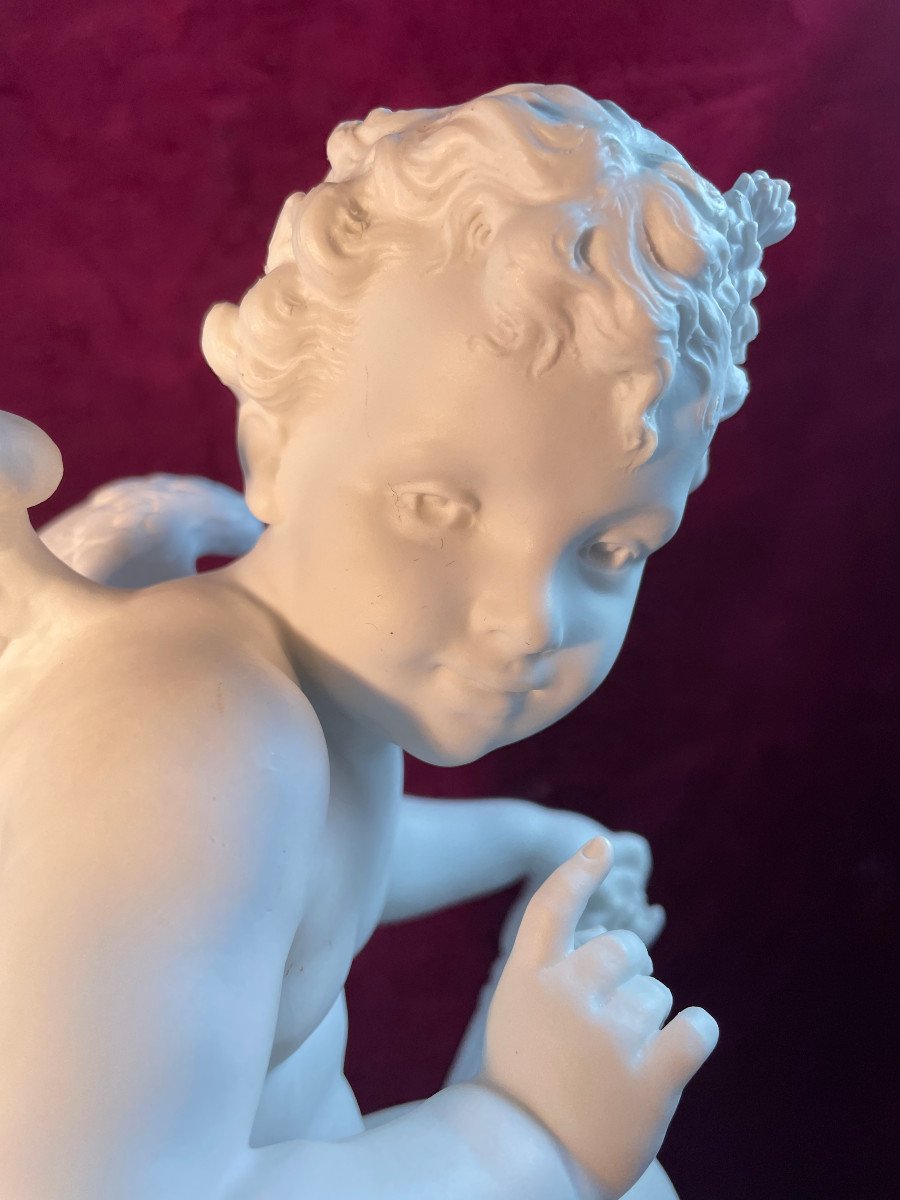 Cupid Eutrope Bouret Porcelain Biscuit-photo-2