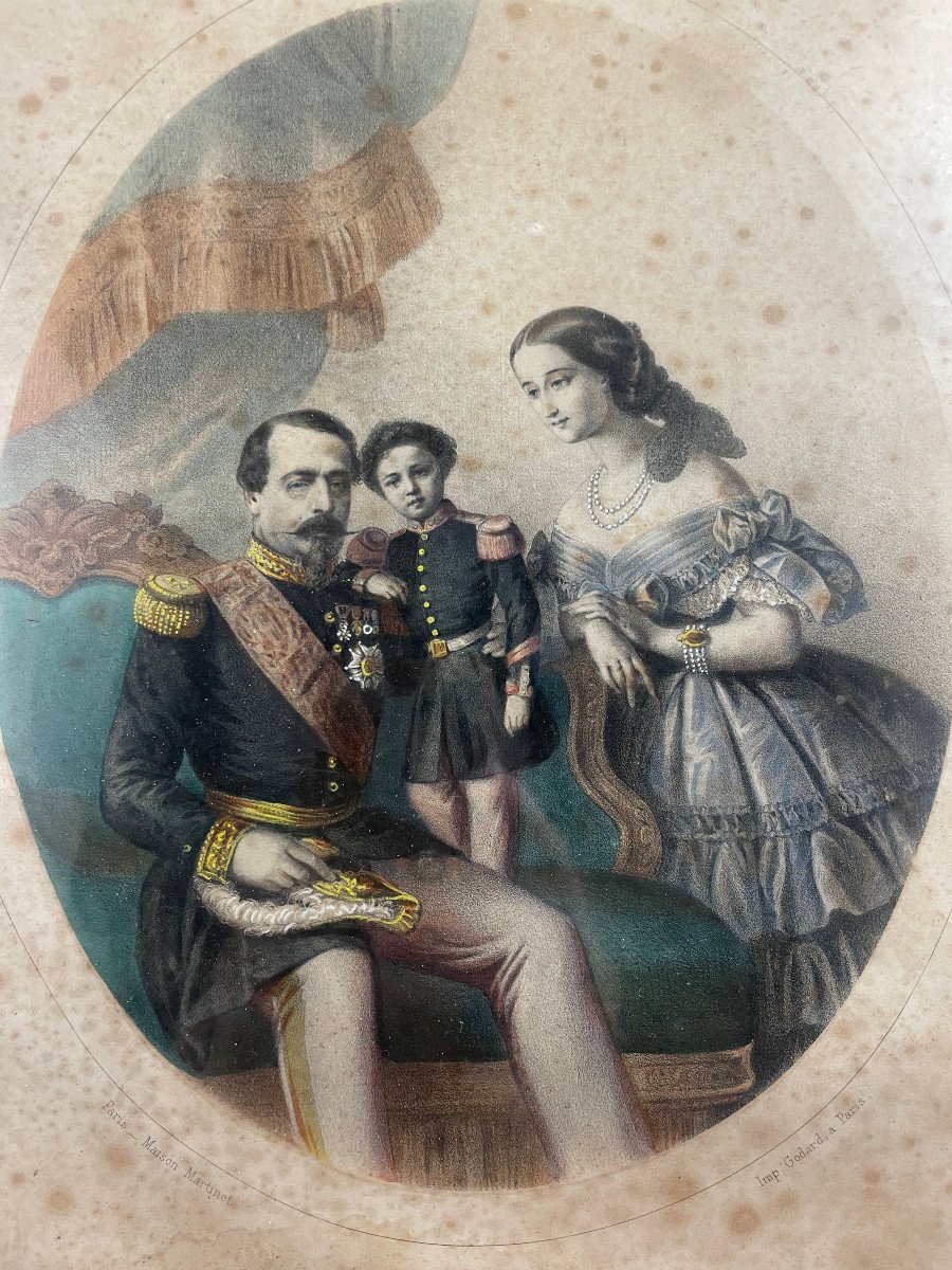 Napoleon III  Famille Imperiale Gravure-photo-2