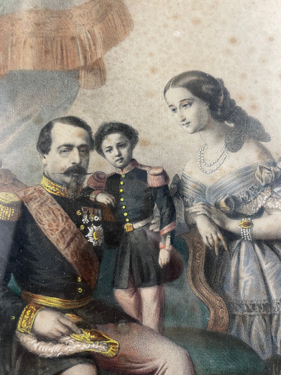 Napoleon III  Famille Imperiale Gravure-photo-3