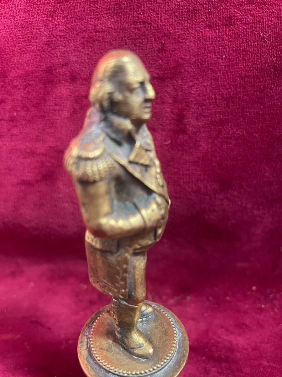 Louisxviii Gilded Bronze Statuette-photo-3