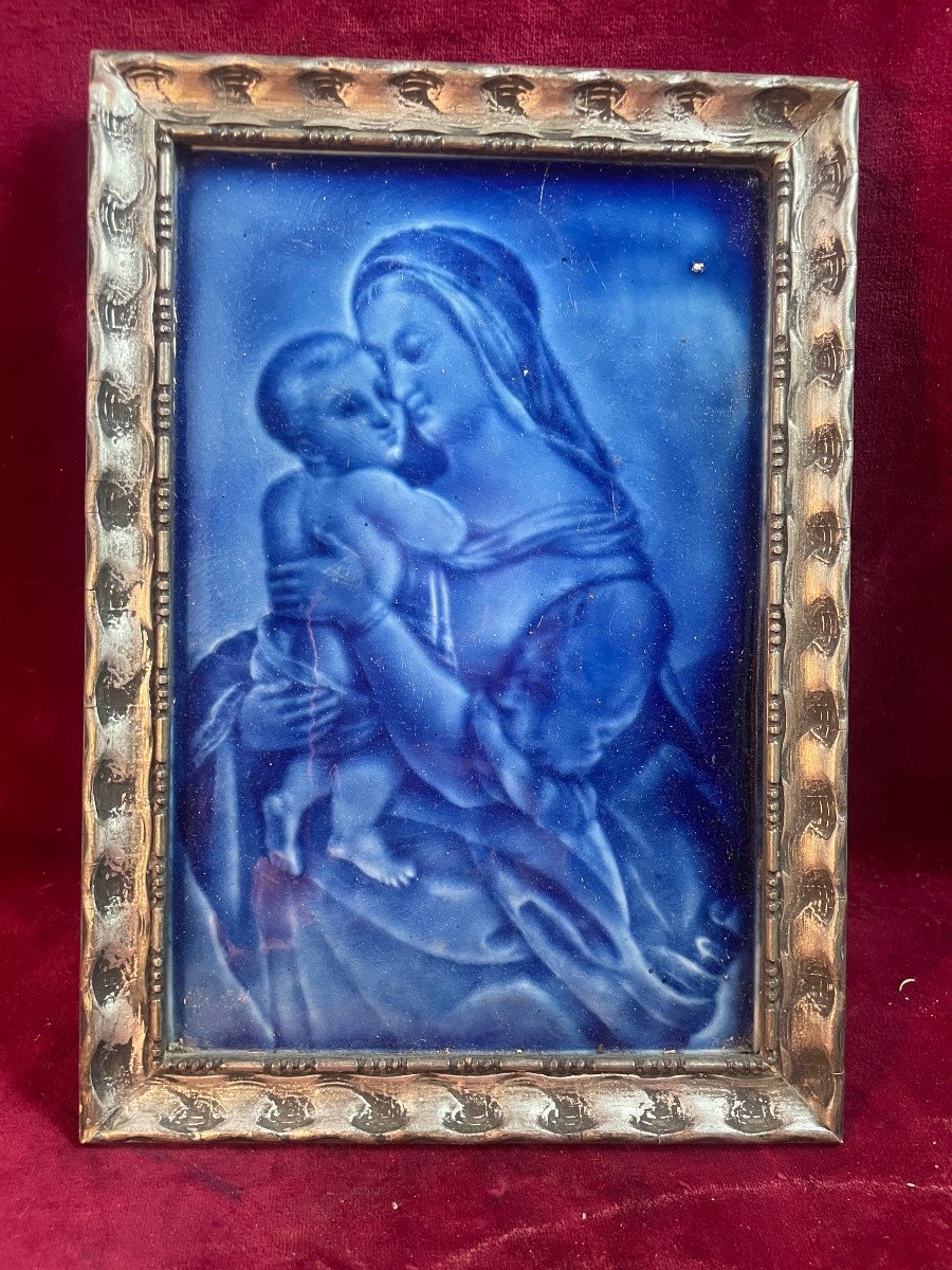 Rubelles Virgin Al Child Plaque 