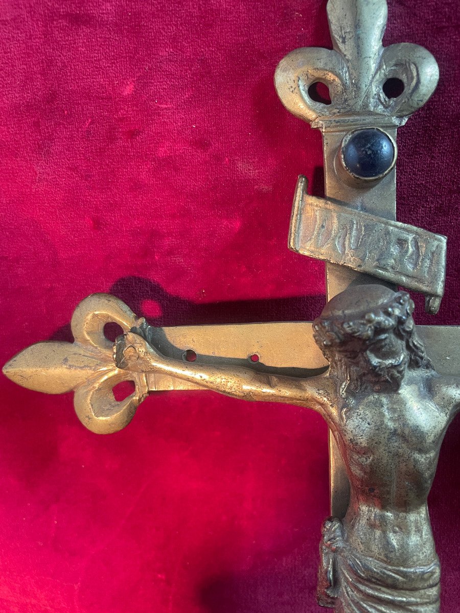 16th Century Bronze Processional Cross-photo-1