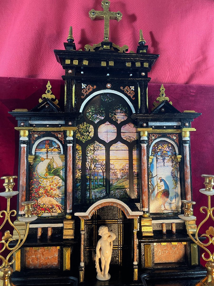 Renaissance Style Devotional Oratory Altar-photo-2