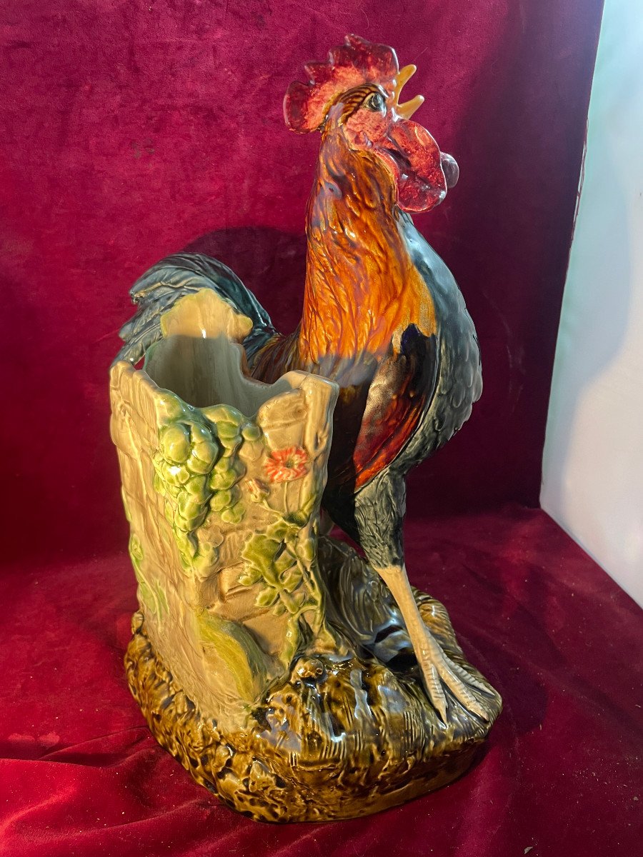 Rooster Of Choisy Bouquetiere Carrier Belleuse-photo-3