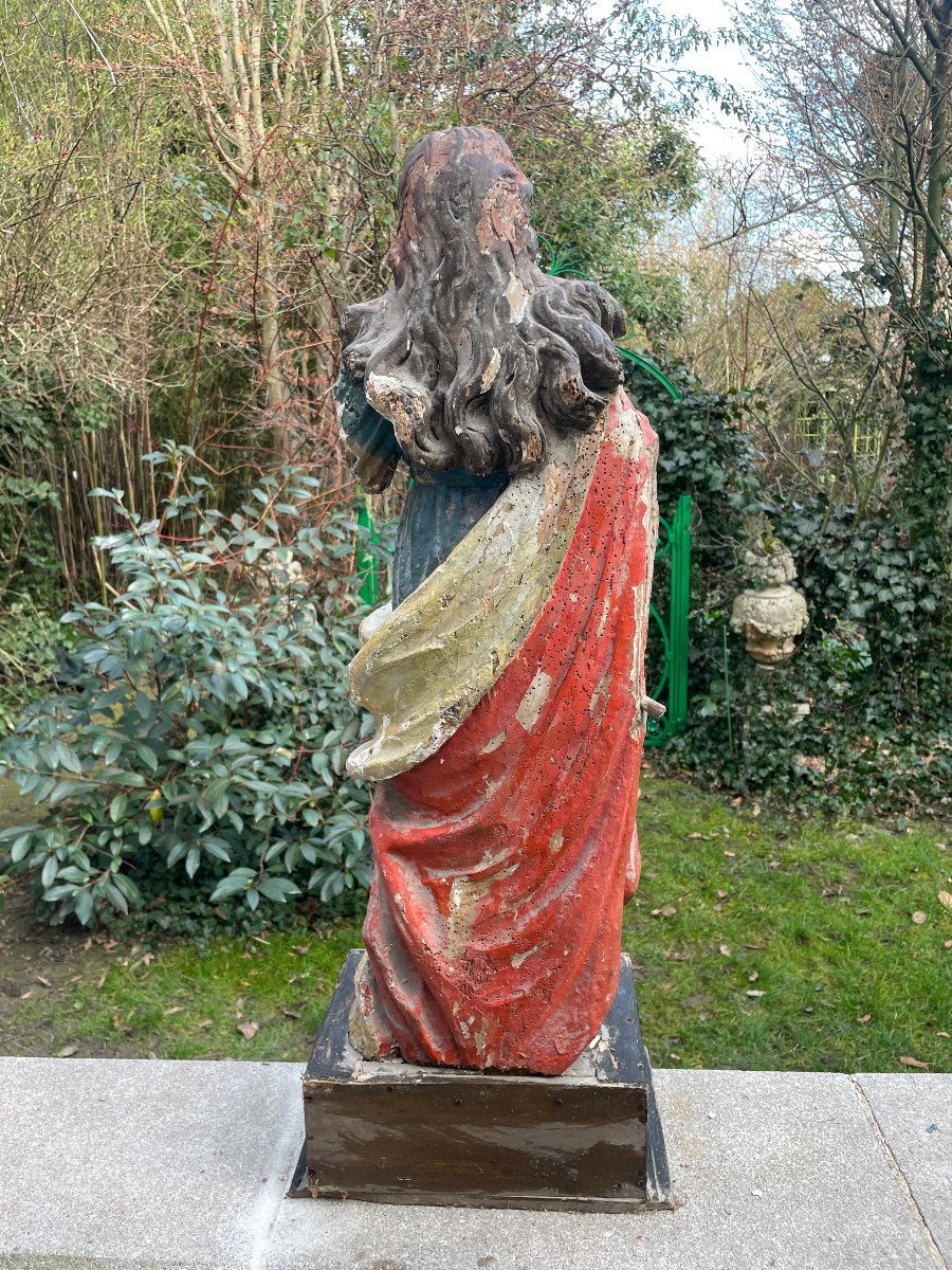 Mary Magdalene Holy Statue 18th-photo-3