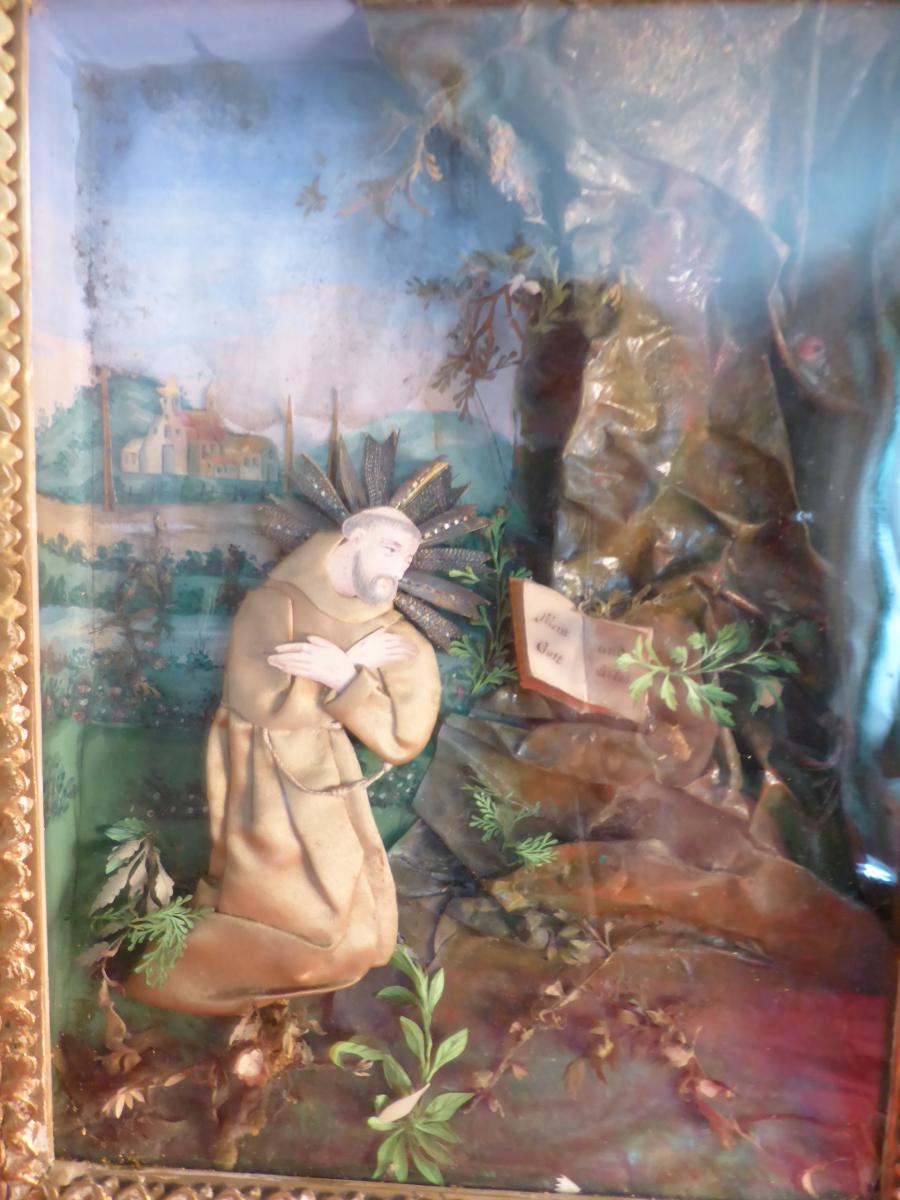 Diorama St Francois Praying-photo-3