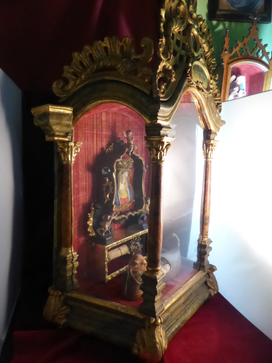 Reliquary Of Ste Barbara Tyrol Baroque 18 Eme Siecle-photo-2