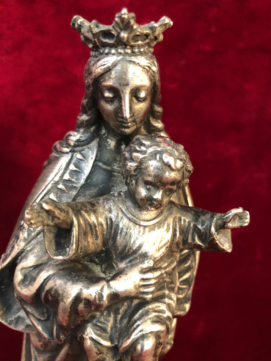 Virgin Al Child Metal Argente-photo-2