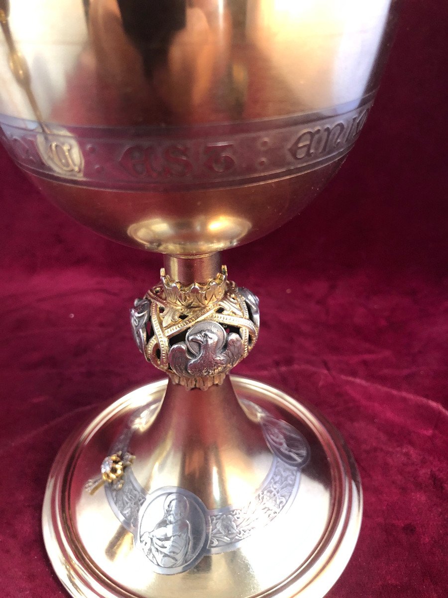 Vermeil Chalice With Diamond-photo-4