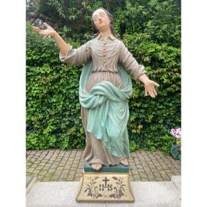 Marie Madeleine Statue Polychrome