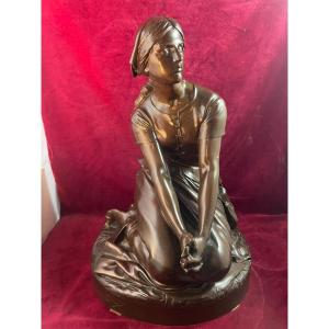 Joan Of Arc Bronze By Chapu