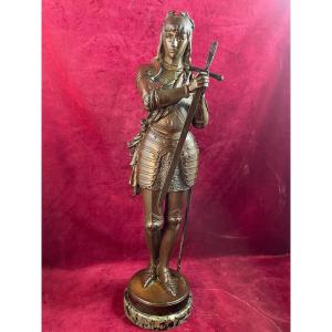 Joan Of Arc Bronze By Bouret