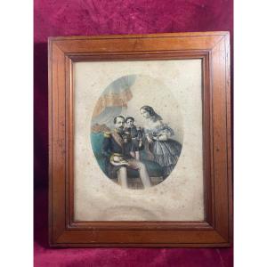 Napoleon III Imperial Family Engraving