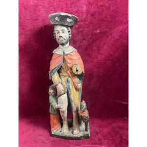 Saint  Roch  Statuette 