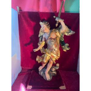 Saint Michael Baroque Statue