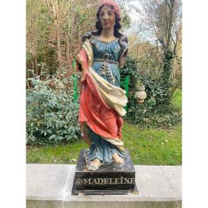 Marie Madeleine Sainte Statue 18 Eme