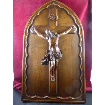 Christ In Boxwood On Frame