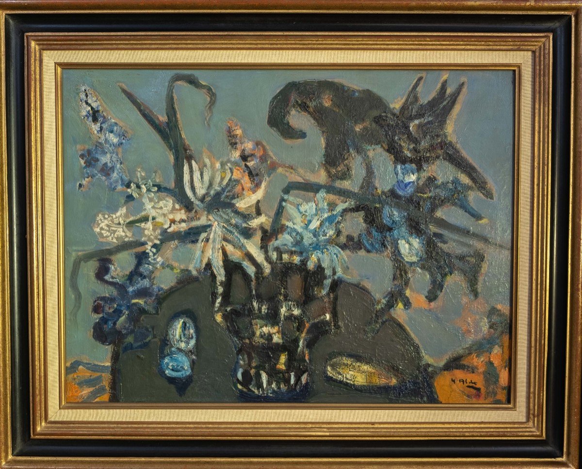 Yvette ALDE ( 1911-1967) - Bouquet 