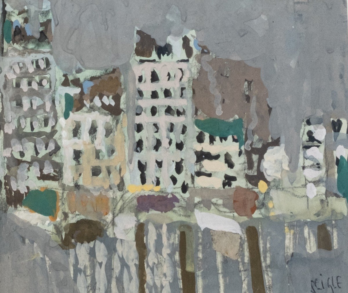 Henri Seigle (1911-1995) - City View 