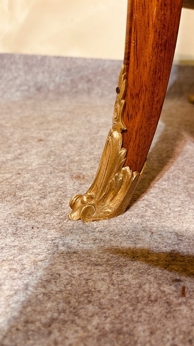 Pedestal In Marquetry-photo-2