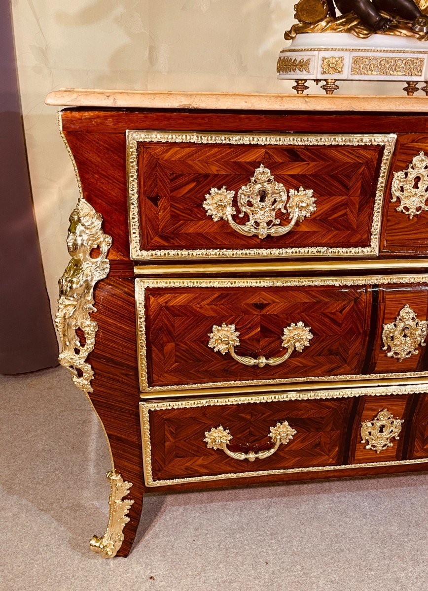 Regency Commode, Stamped Ci Dufour, 18th Century Period-photo-2