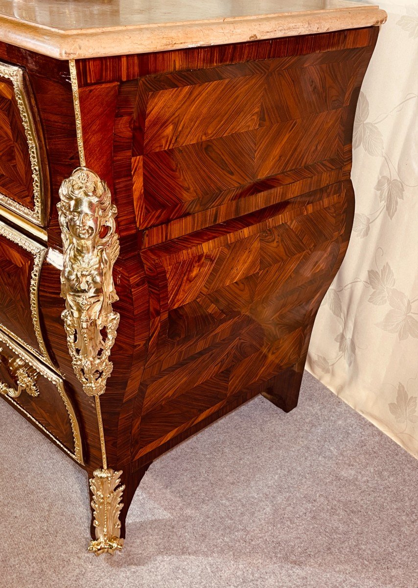 Regency Commode, Stamped Ci Dufour, 18th Century Period-photo-2