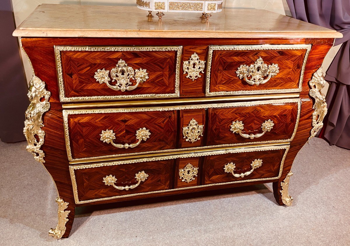 Regency Commode, Stamped Ci Dufour, 18th Century Period