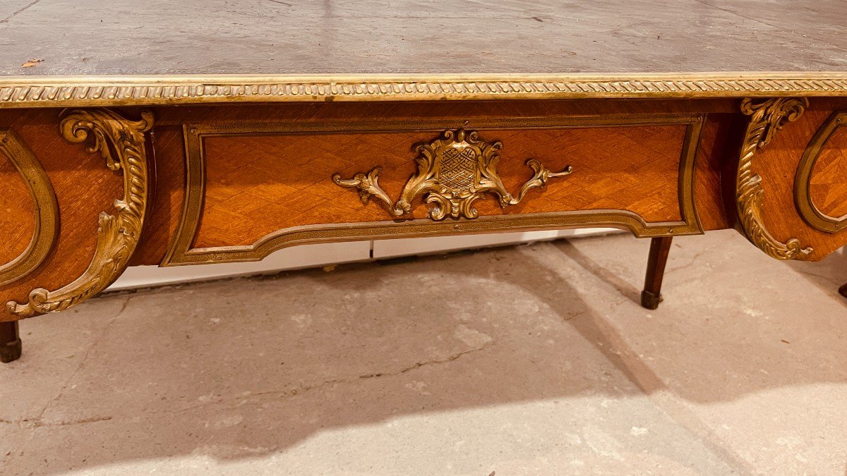 Bureau Louis XV Aux Espagnolettes , Epoque XIXe -photo-3