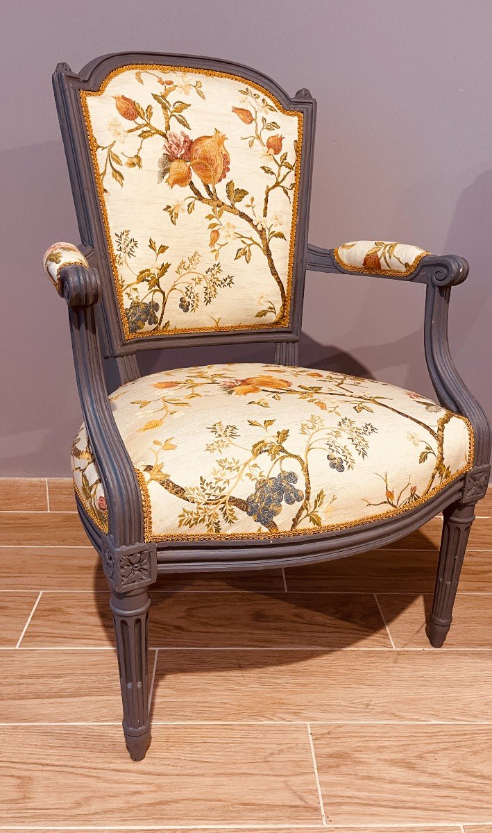 Pair Of Armchairs Stamped Avisse (1723-1796)-photo-1