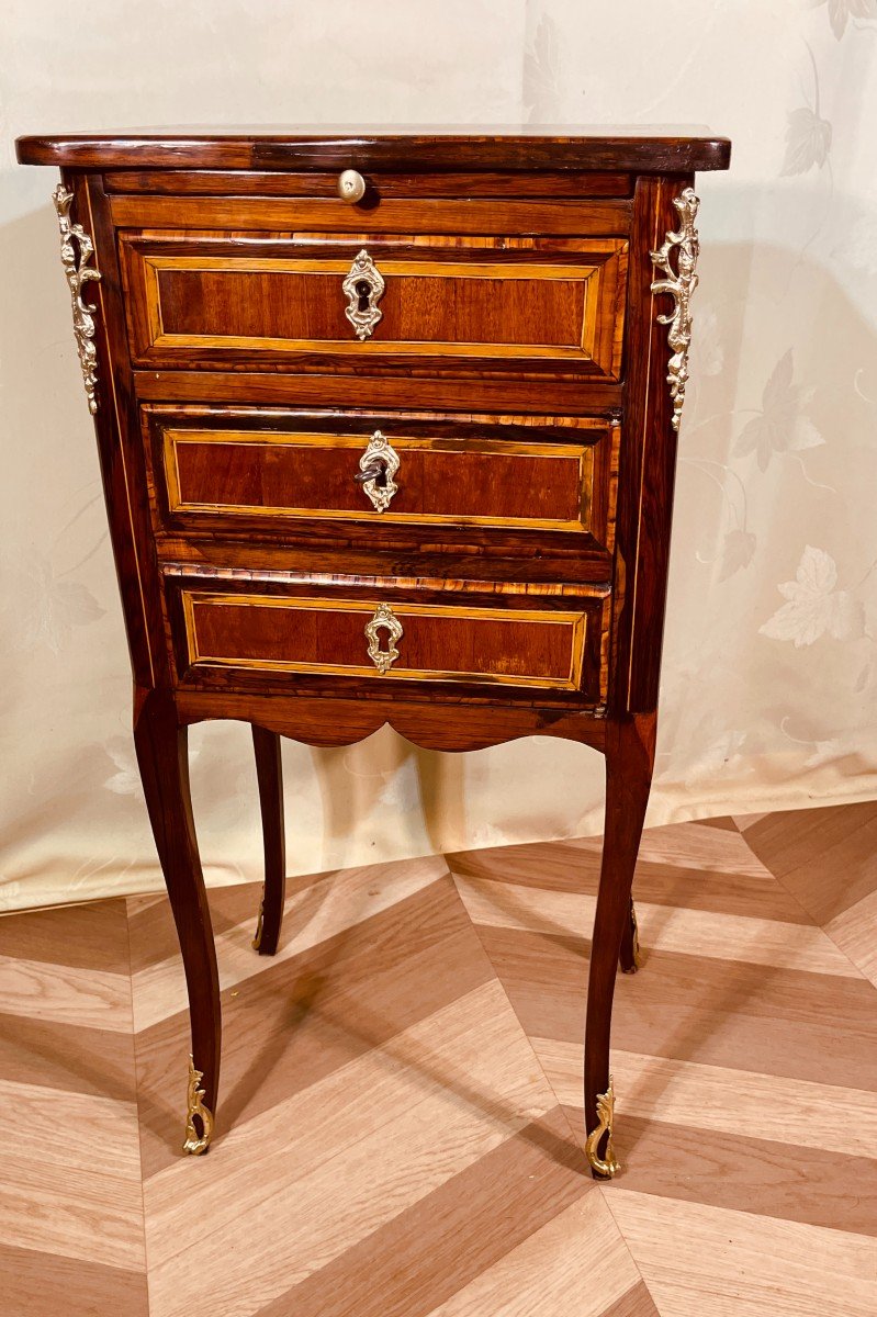 Louis XV Chiffonniere, 19th Century Period-photo-4