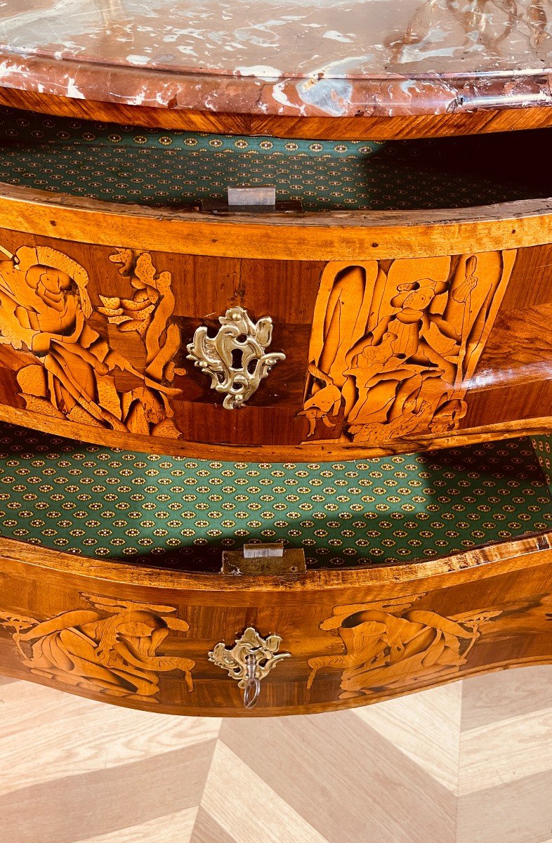 Commode Louis XV , Epoque 18ème -photo-2