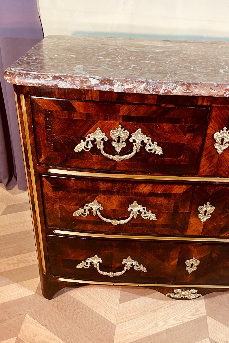 Louis XIV Commode In Rosewood, 18th Century -photo-3