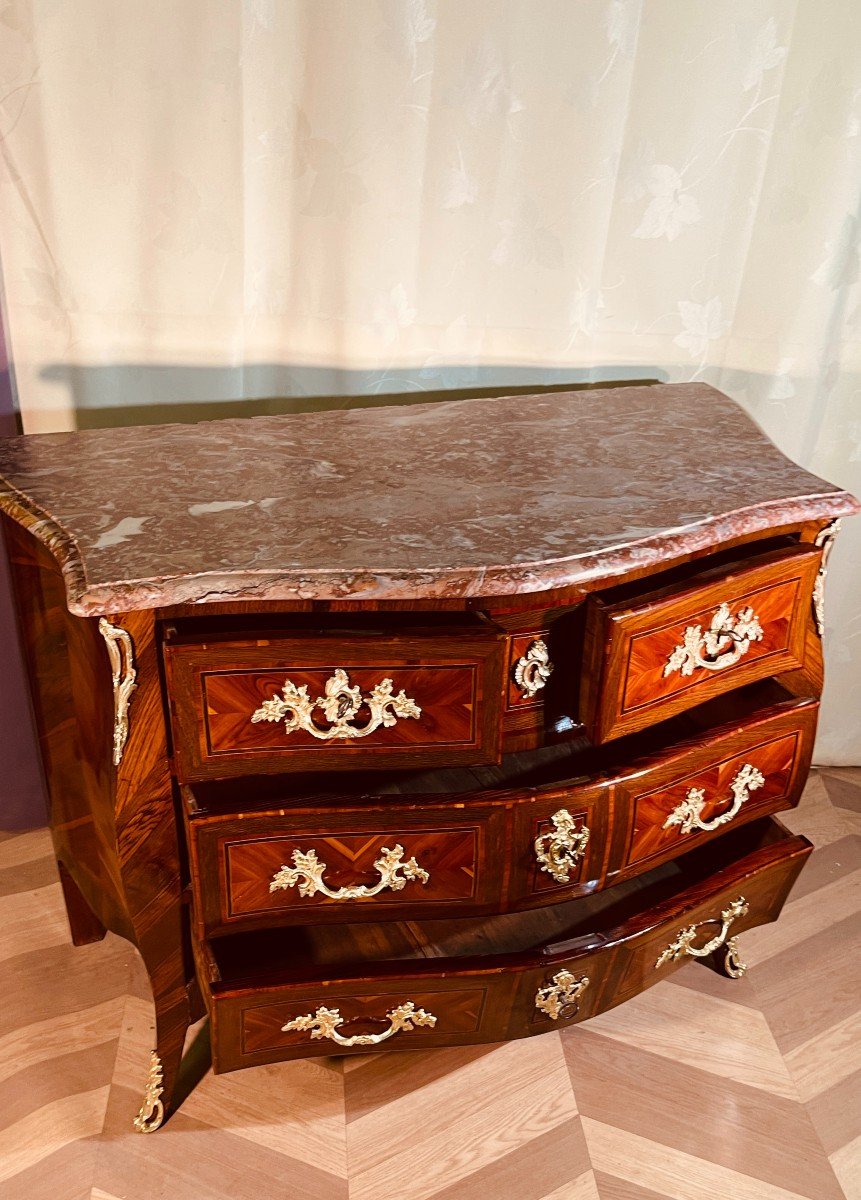 Louis XV Chest Of Drawers, 18th Century -photo-7