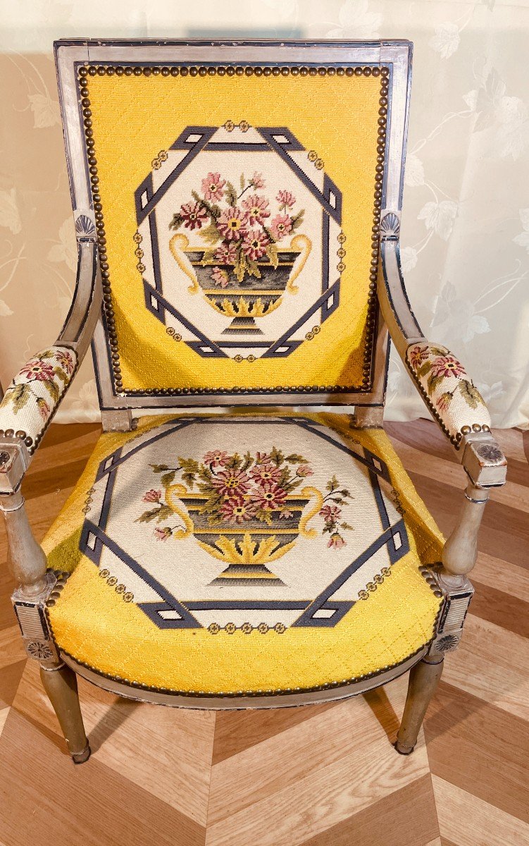 Fauteuil Directoire , Epoque 18ème -photo-3